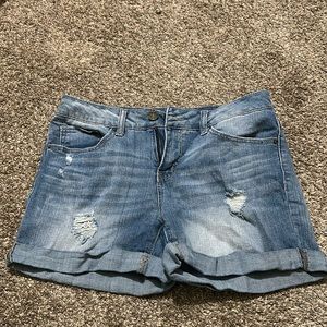 Light blue Jean shorts, size 8.